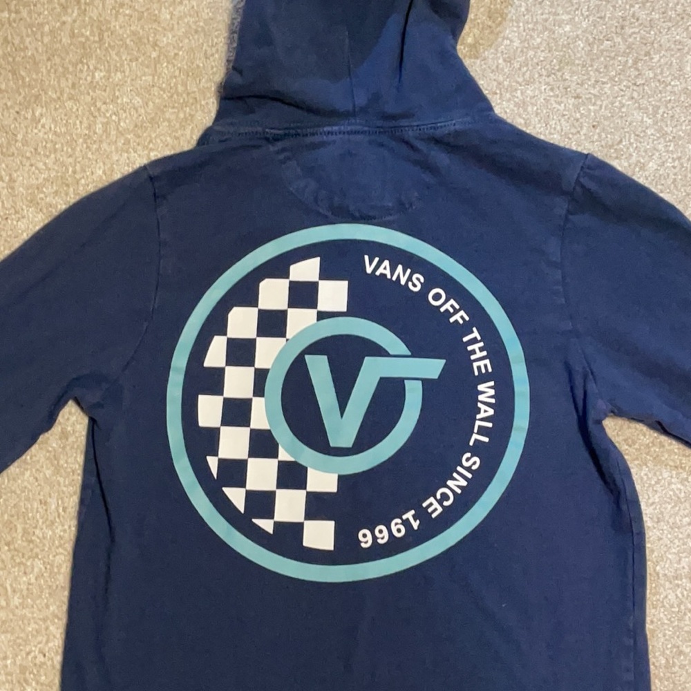Vans Long-sleeve Pullover hoodie Tee - Small (7/8)